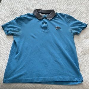 Mens Lacoste Blue Polo